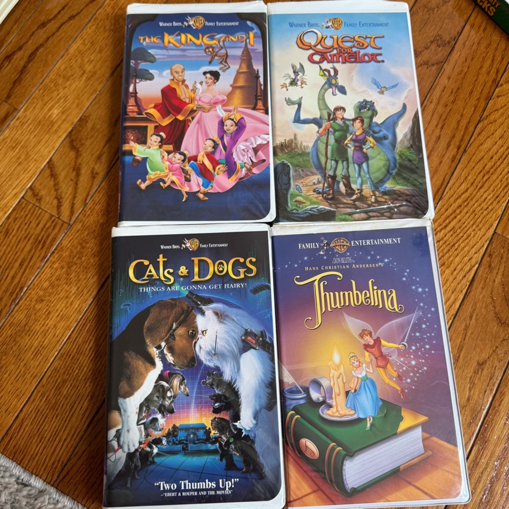 Disney Animated‎ Classics VHS Set of 4 Excellent Pre Owned Condition Vintage